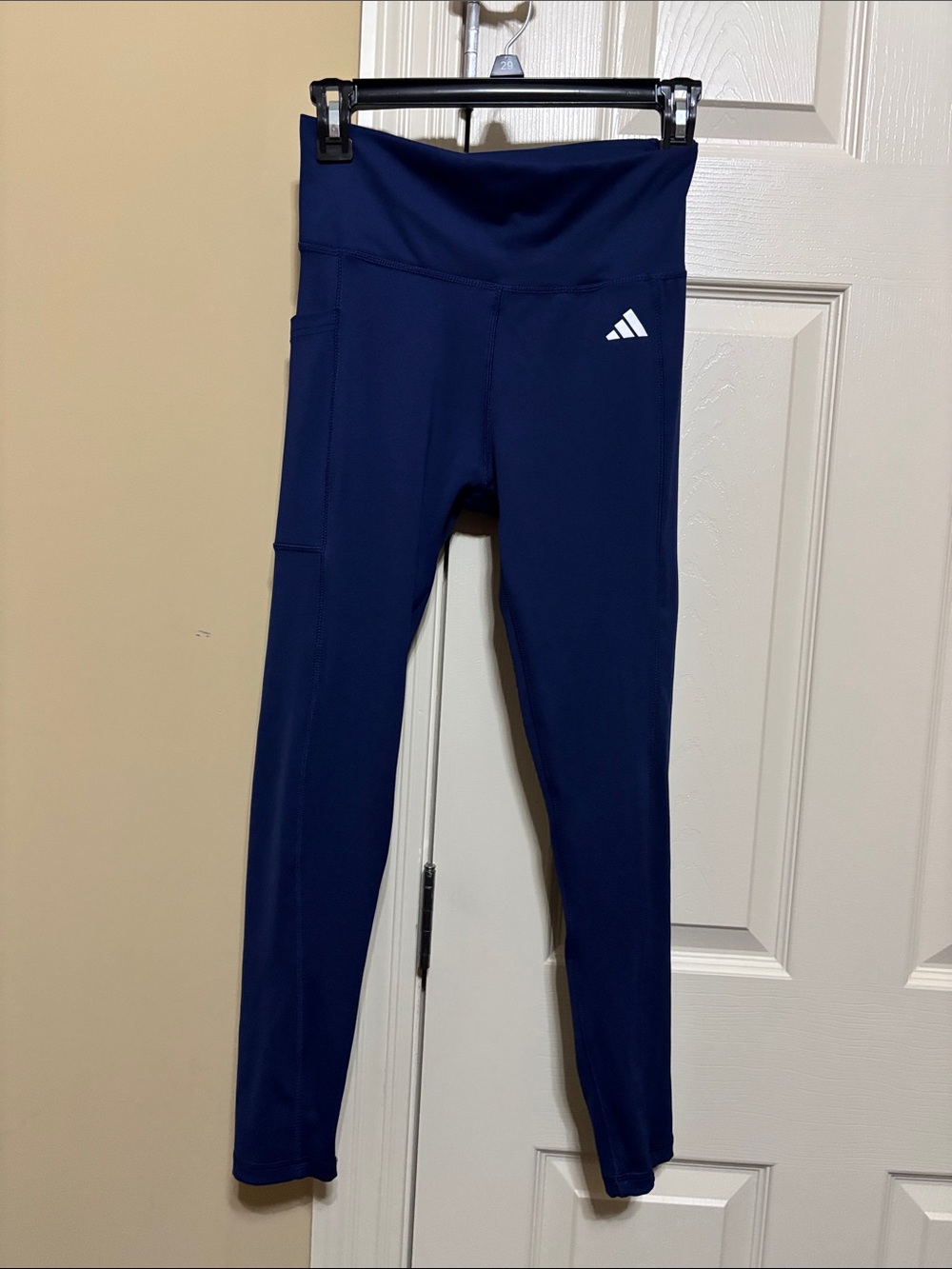 adidas Navy women’s ' High-Waist Athletic Leggings